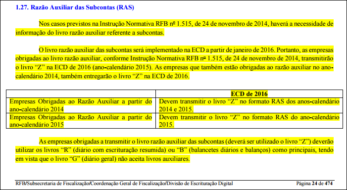 2º A pessoa jurídica optante nos termos do art. 75 da Lei nº 12.973, de 2014, que não tenha implementado o controle por subcontas de que tratam os arts.