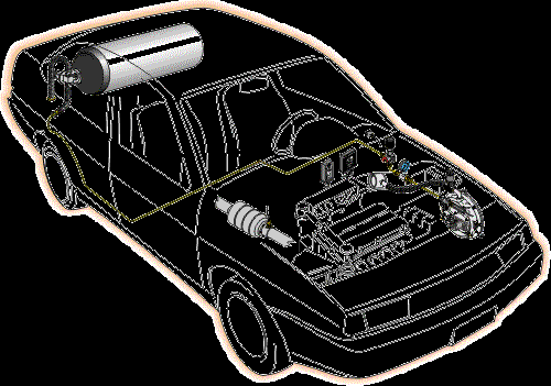 4.1 Gás Natural Utilização Automotiva Tecnologia de Utilização Cilindro de 16 Nm 3