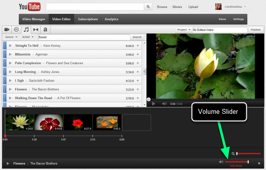 4. Como adicionar uma faixa de áudio Você pode adicionar uma nova faixa de áudio ao seu vídeo no Editor de vídeos do YouTube.