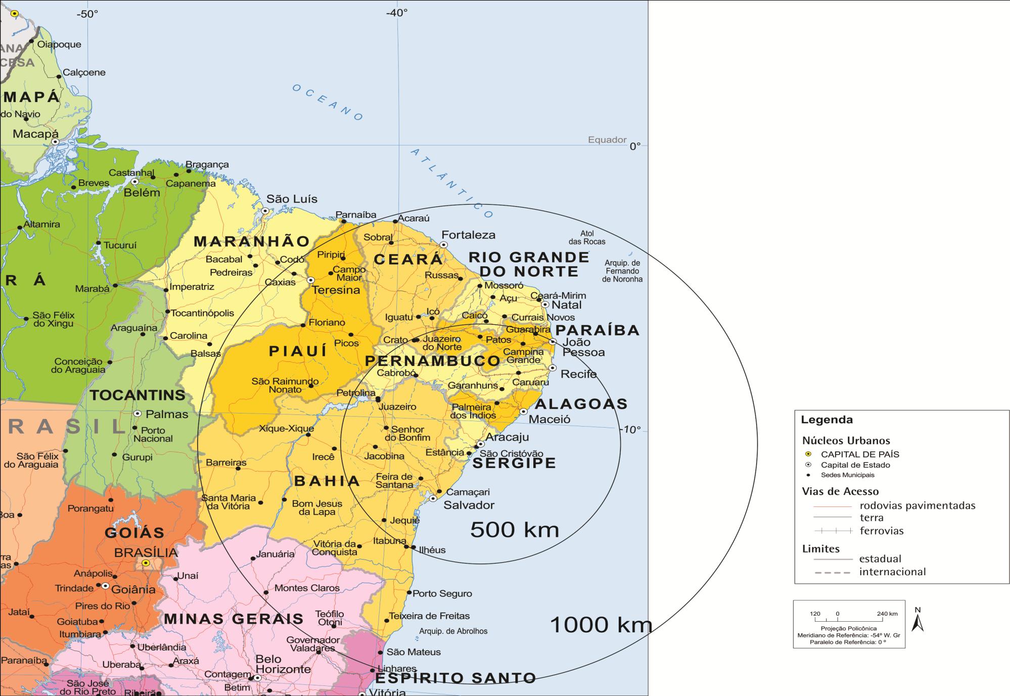 Sergipe Raio de 500 km Mercado consumidor: cerca de 30 milhões > 01 Austrália, 02 Chiles; PIB: US$ 250 bilhões > Portugal; =