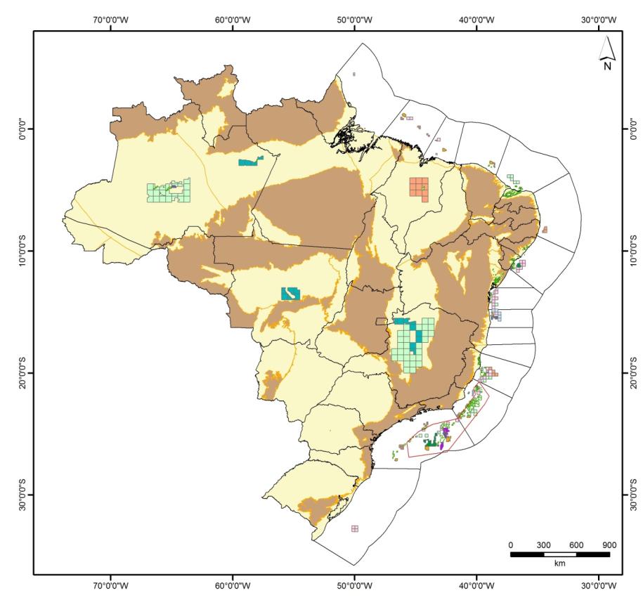 Produção 1ª Licitação do Pré-Sal Até 2012: 288 mil km 2