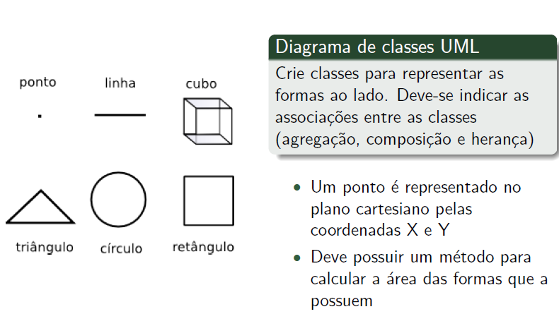 Exercícios 1) Para um