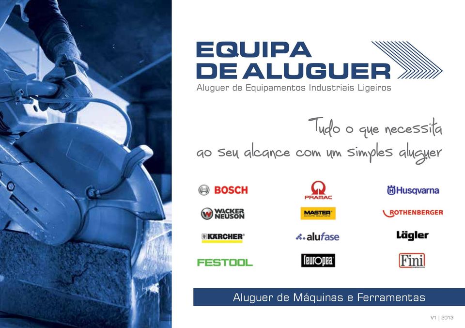 EQUIPA DE ALUGUER Aluguer de Equipamentos Industriais Ligeiros - PDF  Download grátis