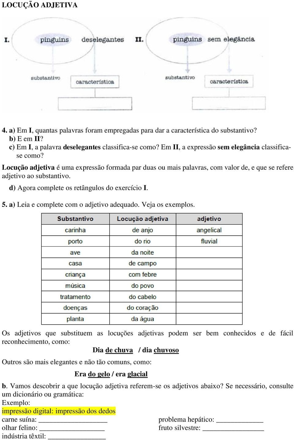 EXERCÍCIOS DE PORTUGUÊS (6º ANO) - PDF Download grátis