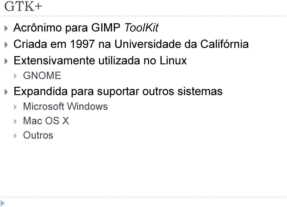utilizada no Linux GNOME Expandida para