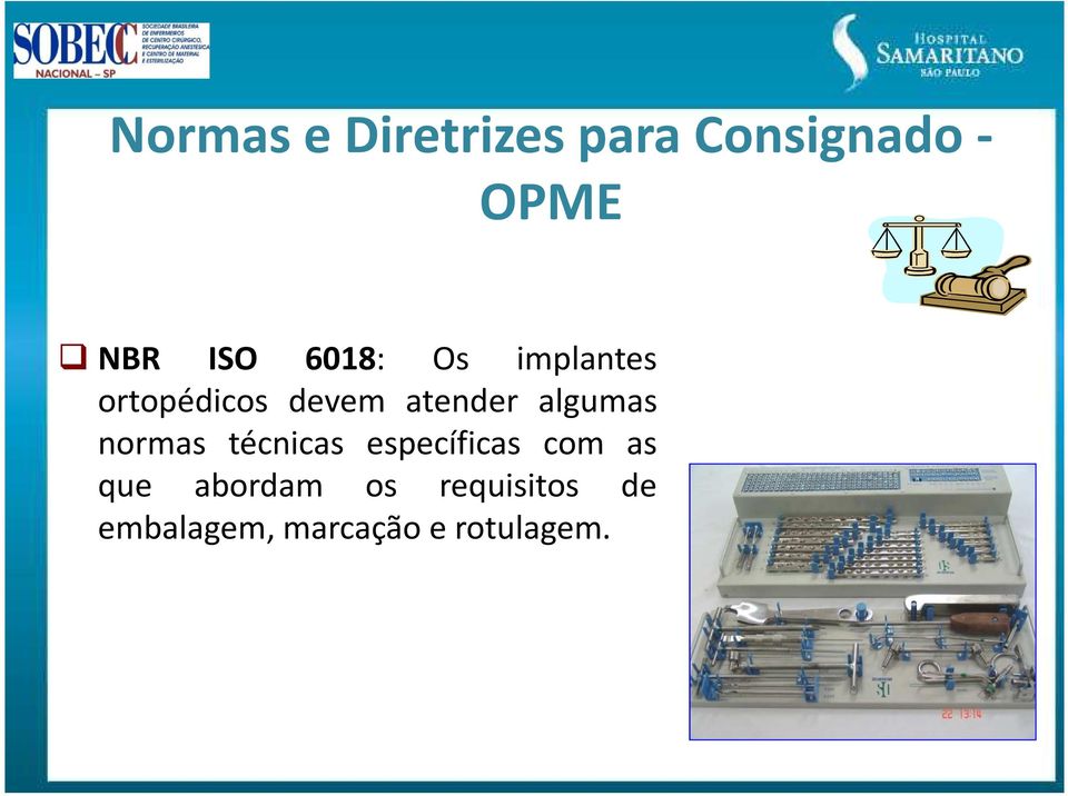 algumas normas técnicas específicas com as que