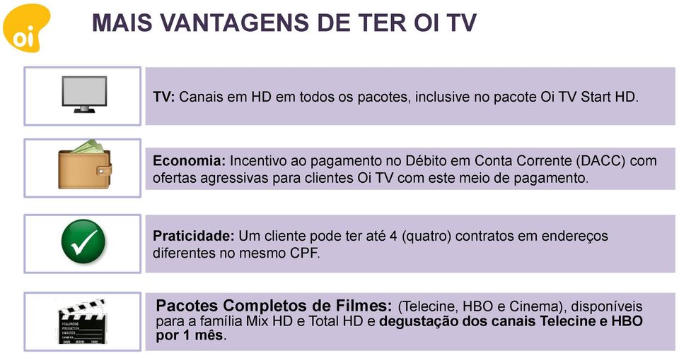 meio de pagamento. Praticidade: Um cliente pode ter até 4 (quatro) contratos em endereços diferentes no mesmo CPF.