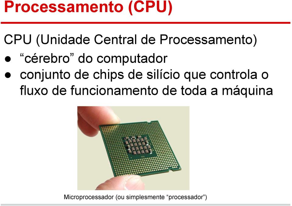 chips de silício que controla o fluxo de