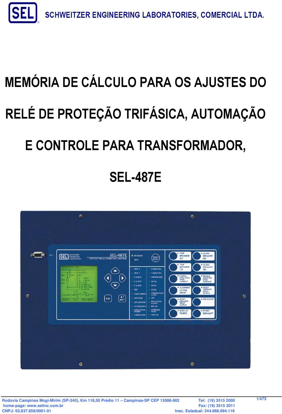 TRIFÁSICA, AUTOMAÇÃO E