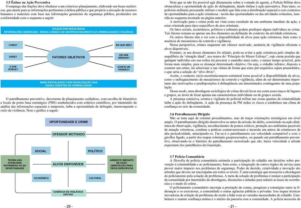 GERENCIAIS - MODELO BÁSICO DE GEOPROCESSAMENTO DA CRIMINALIDADE E VIOLÊNCIA COMO? ONDE? A QUE HORAS? FATORES OBJETIVOS MAPA DIGITALIZADO COM VISUALIZAÇÃO DAS ZONAS QUENTES DE CRIMINALIDADE EM QUE MÊS?