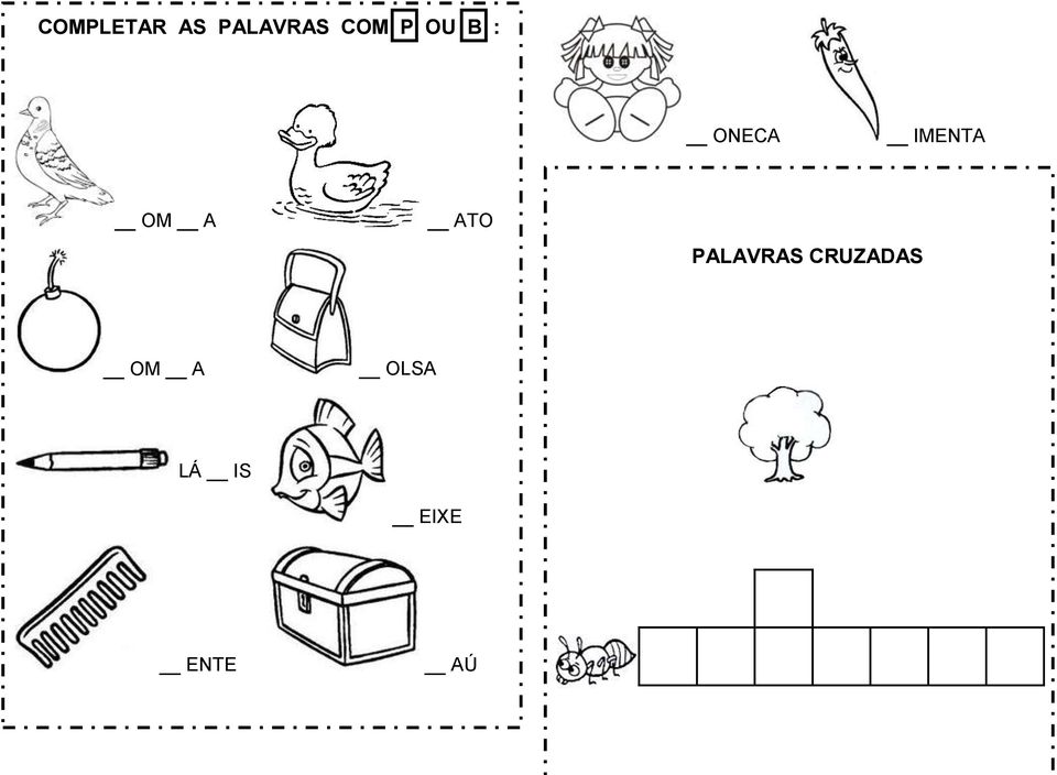 A ATO PALAVRAS CRUZADAS