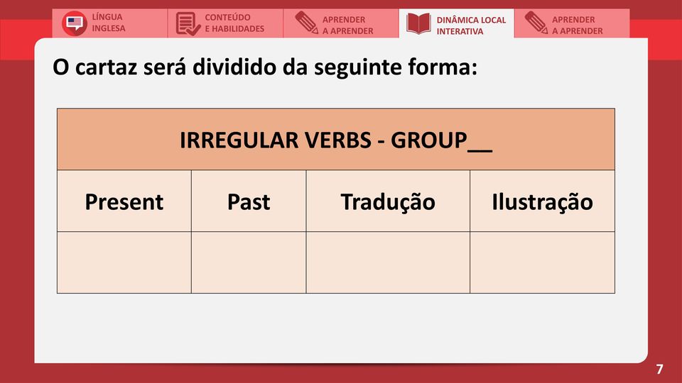 forma: IRREGULAR VERBS -