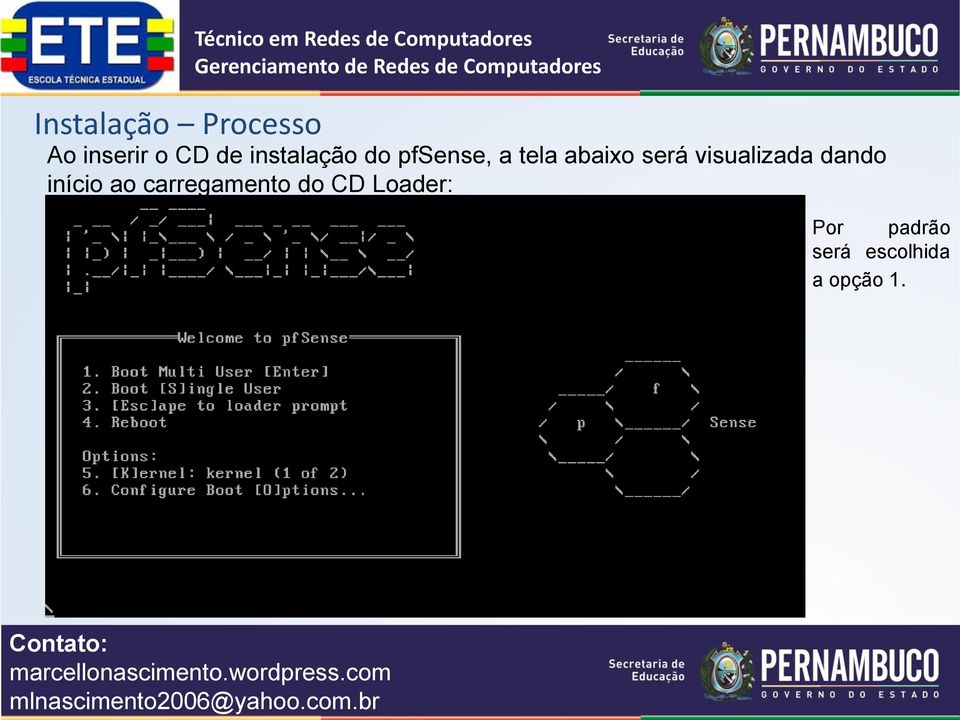 visualizada dando início ao carregamento