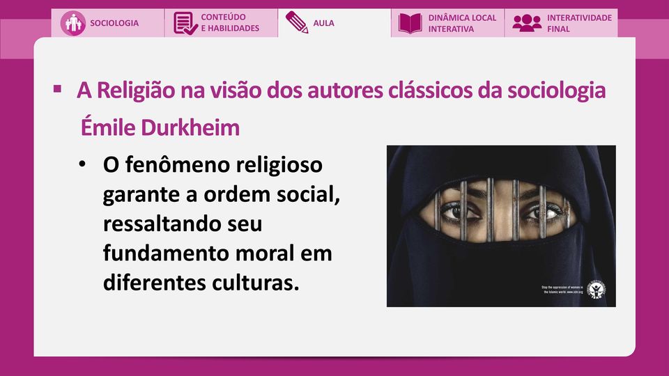 religioso garante a ordem social,