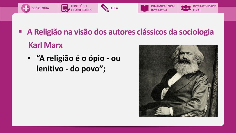 sociologia Karl Marx A