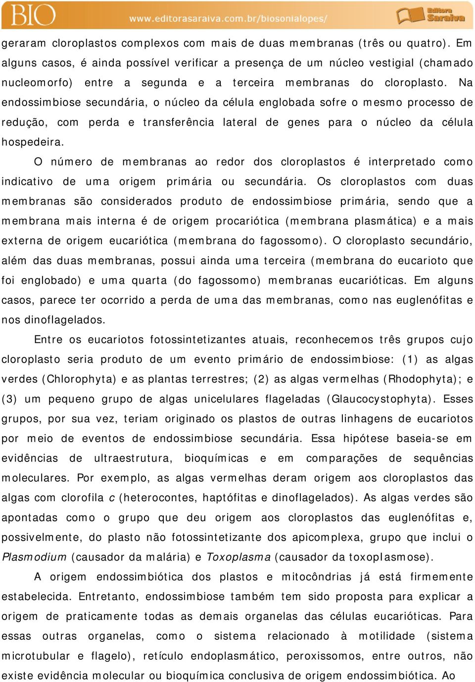 Na endossimbiose secundária, o núcleo da célula englobada sofre o mesmo processo de redução, com perda e transferência lateral de genes para o núcleo da célula hospedeira.