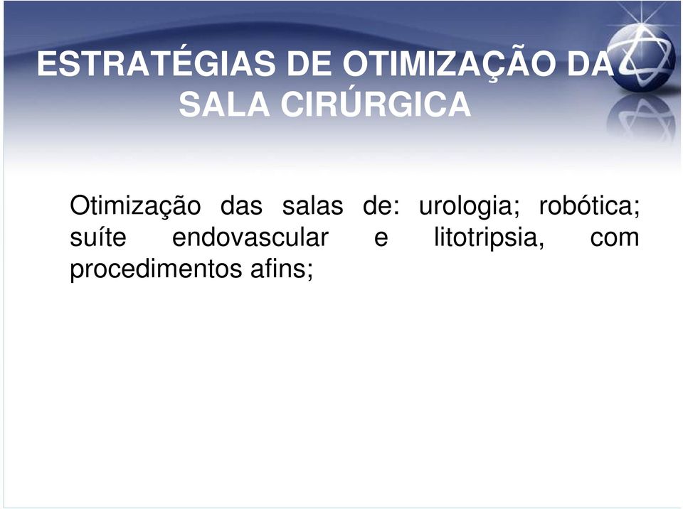 urologia; robótica; suíte