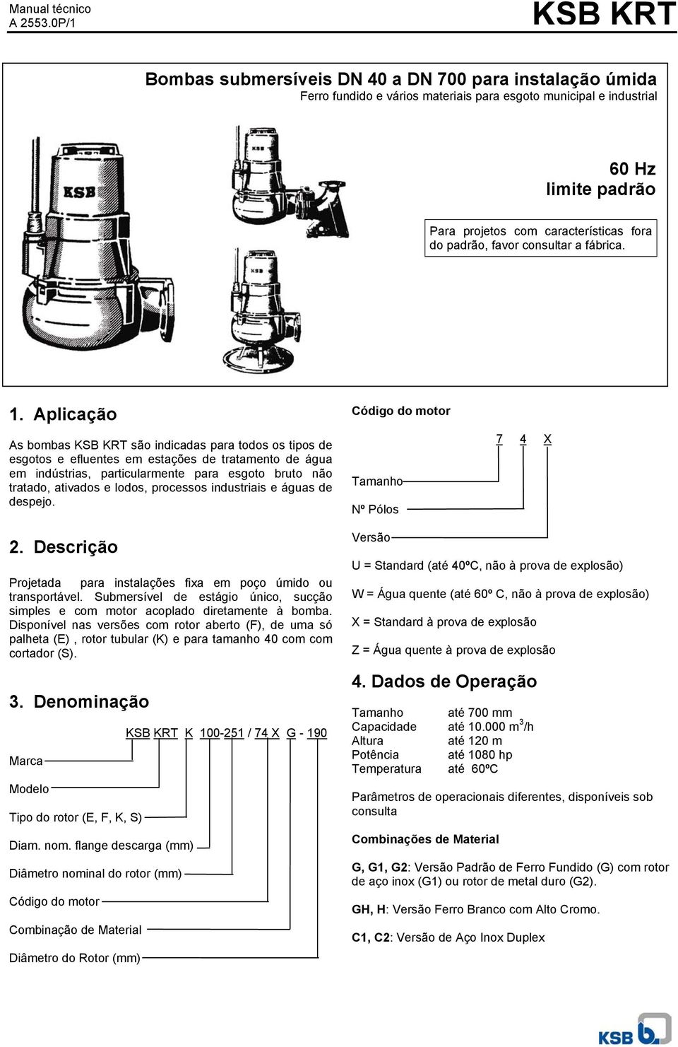 padrão, favor consultar a fábrica. 1.