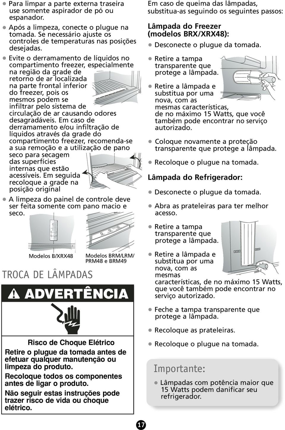 sistema de circulação de ar causando odores desagradáveis.