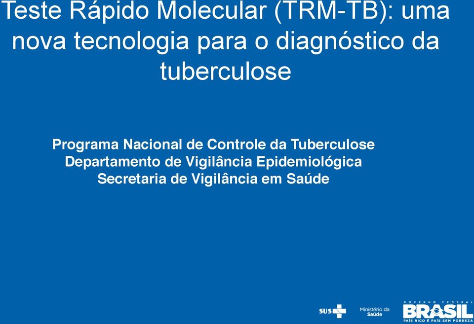 Programa Nacional de Controle da Tuberculose