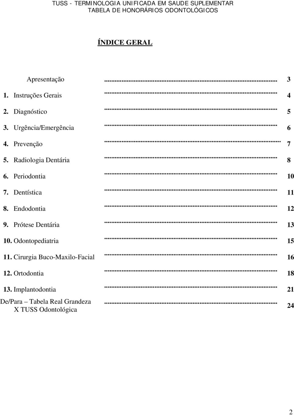 Odontopediatria 11. Cirurgia Buco-Maxilo-Facial 12. Ortodontia 13.