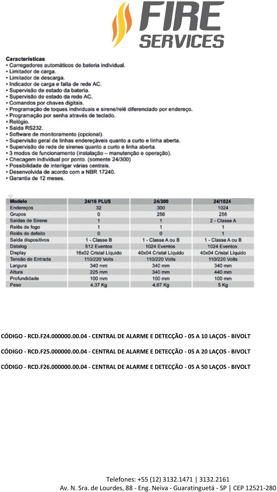 BIVOLT CÓDIGO - RCD.F25.000