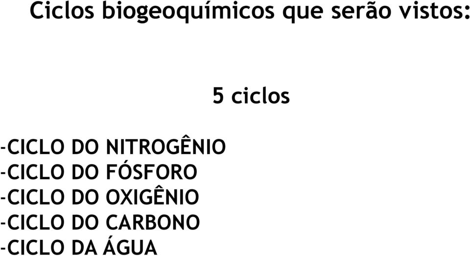 -CICLO DO FÓSFORO -CICLO DO