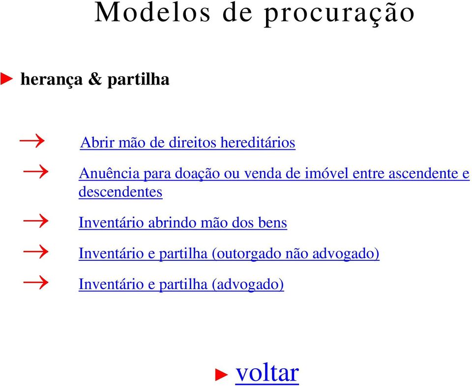 Modelos de procurações - PDF
