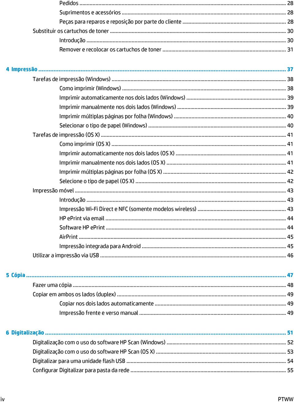 .. 39 Imprimir múltiplas páginas por folha (Windows)... 40 Selecionar o tipo de papel (Windows)... 40 Tarefas de impressão (OS X)... 41 Como imprimir (OS X).