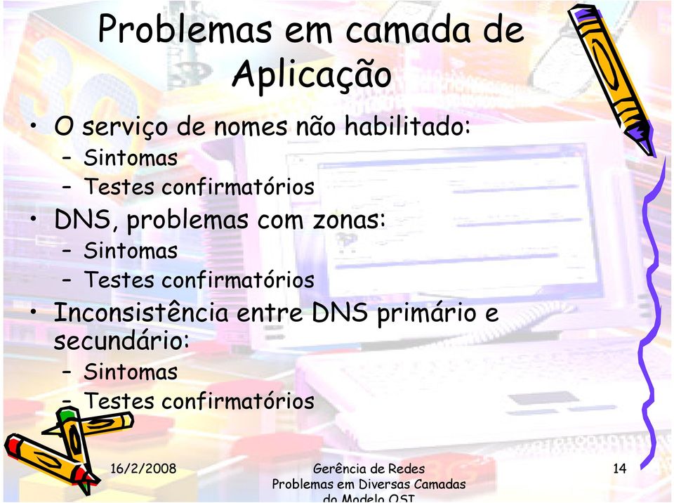 DNS, problemas com zonas:
