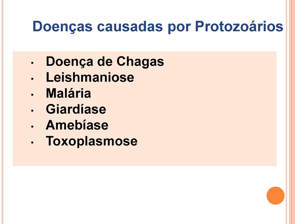 Chagas Leishmaniose