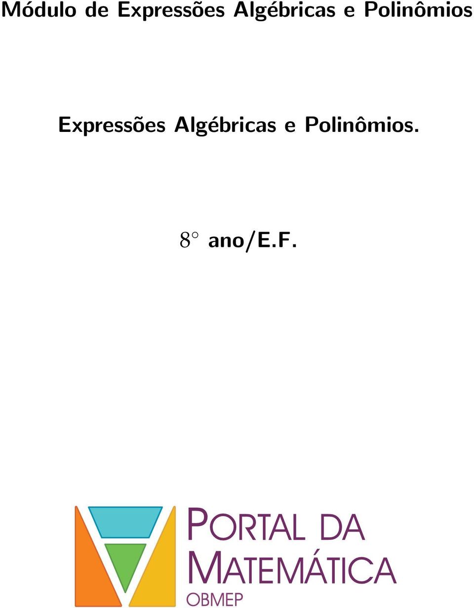 Polinômios Expressões 