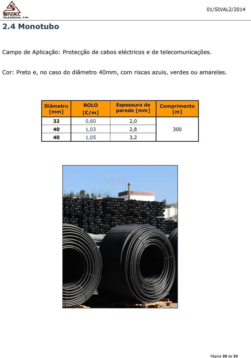 Cor: Preto e, no caso do diâmetro 40mm, com riscas azuis, verdes ou