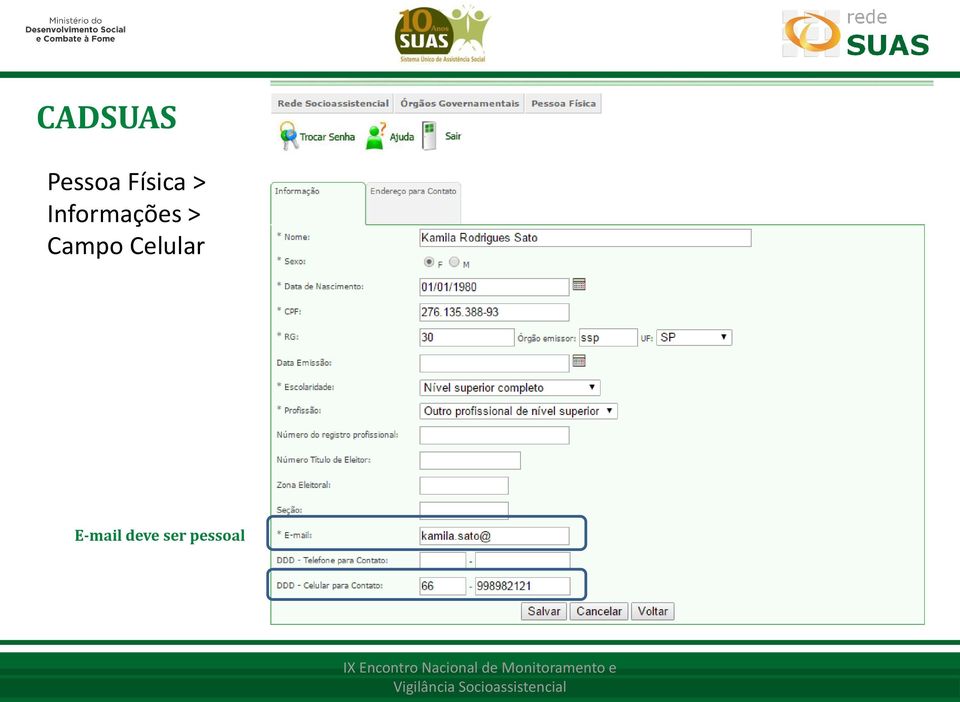 Informações >