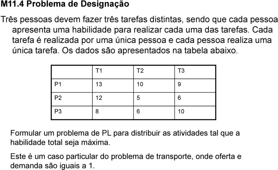 Os dados são apresentados na tabela abaixo.