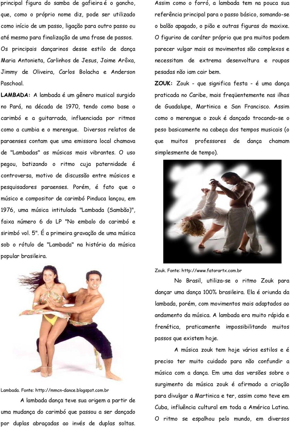 SALSA: A salsa é uma dança de origem Cubana que. Caribe. - PDF Download  grátis