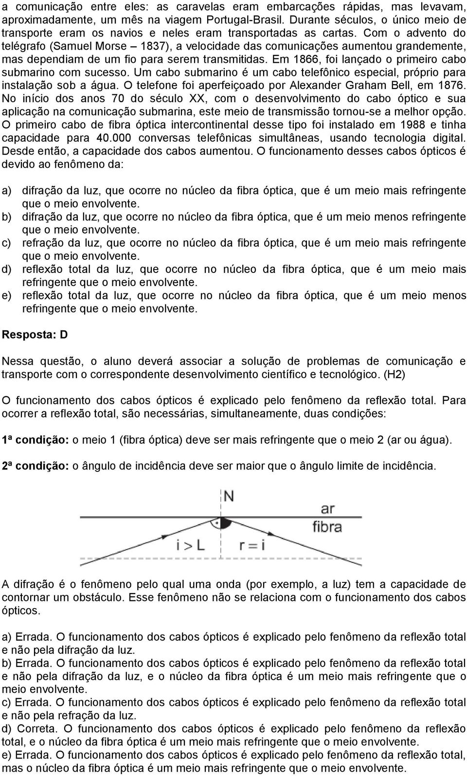 Com o advento do telégrafo (Samuel Morse 1837), a velocidade das comunicações aumentou grandemente, mas dependiam de um fio para serem transmitidas.