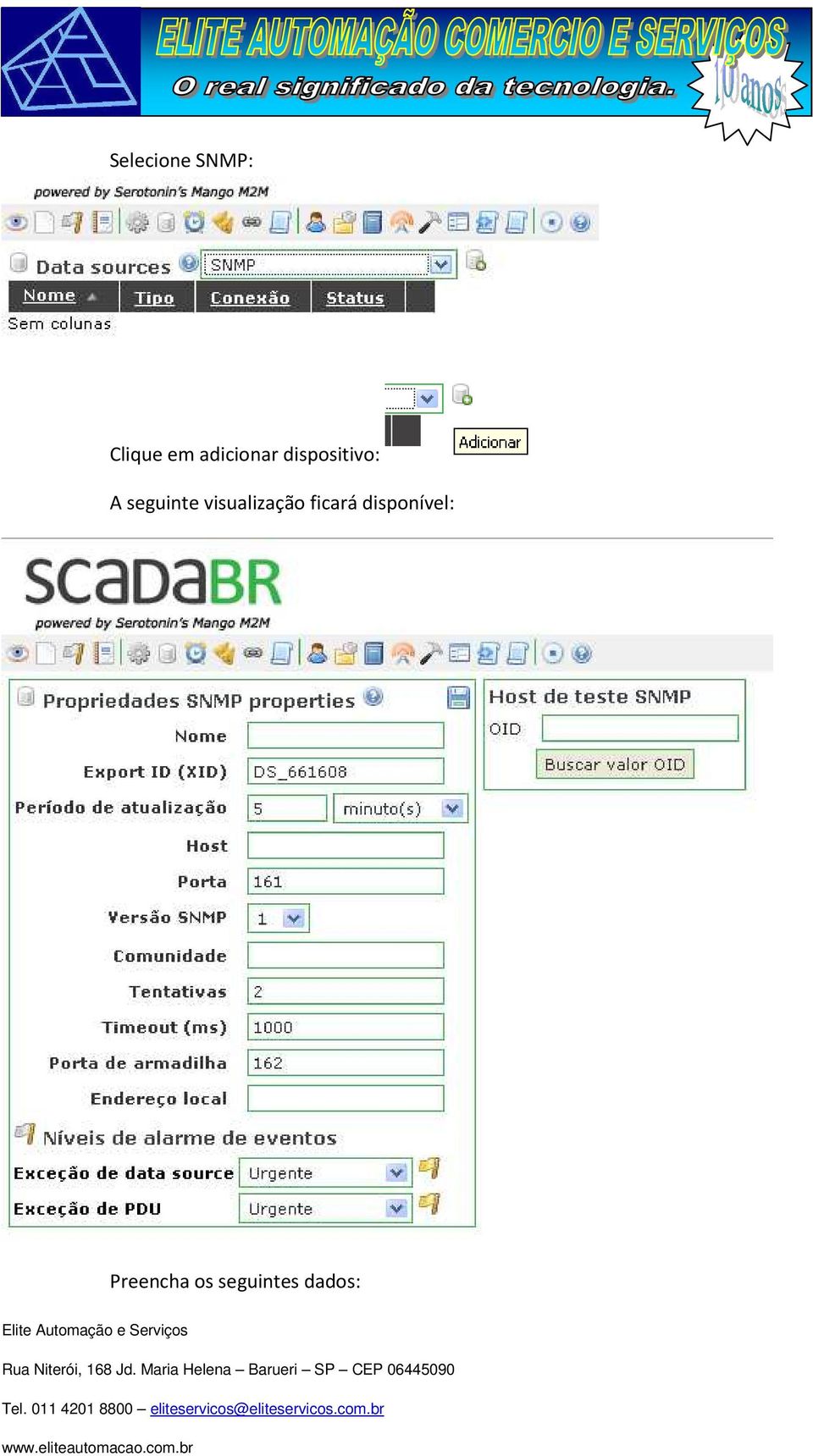 seguinte visualização ficará