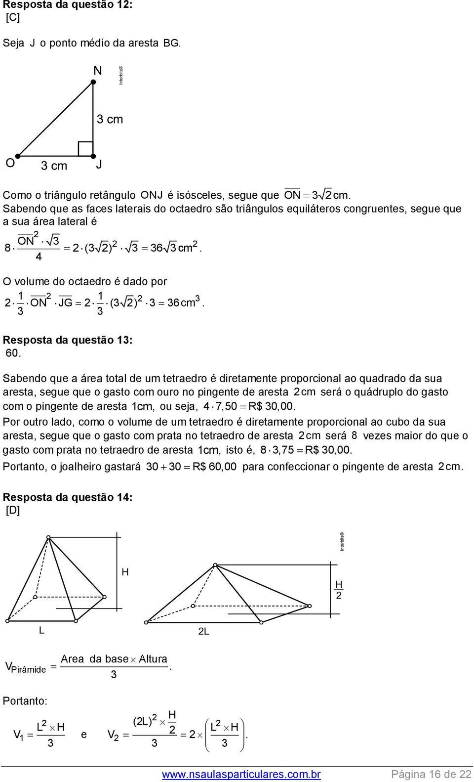 Resposta da questão 1: 60.