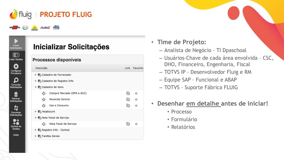 Fiscal TOTVS IP Desenvolvedor Fluig e RM Equipe SAP Funcional e ABAP TOTVS