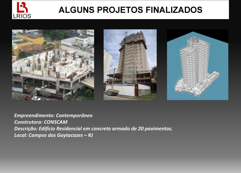 Edifício Residencial em concreto