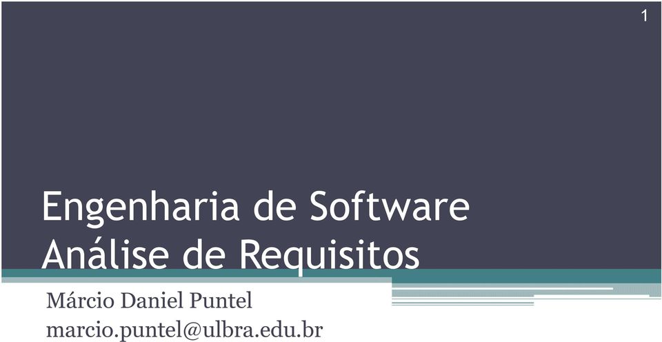 Requisitos Márcio