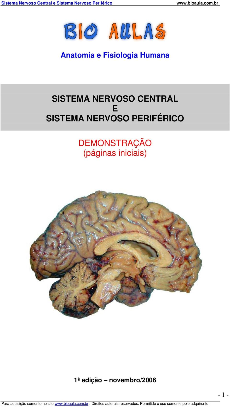 NERVOSO PERIFÉRICO DEMONSTRAÇÃO