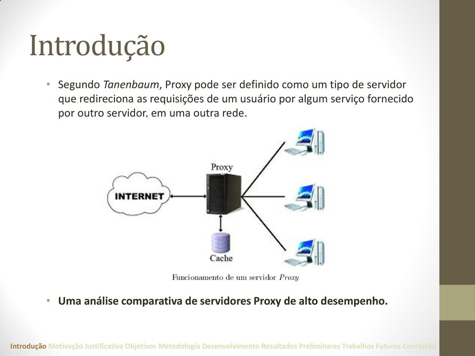 por algum serviço fornecido por outro servidor, em uma outra