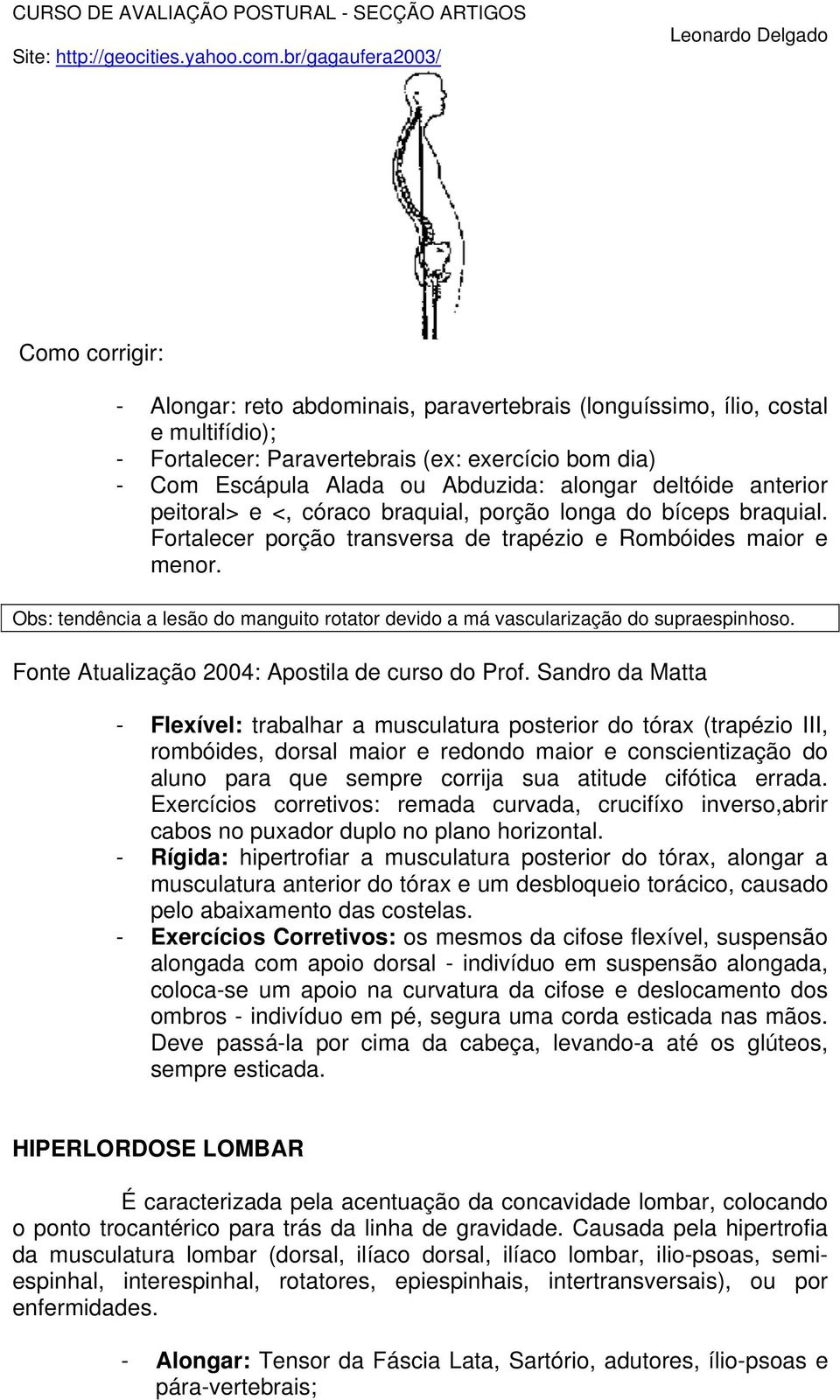 Obs: tendência a lesão do manguito rotator devido a má vascularização do supraespinhoso. Fonte Atualização 2004: Apostila de curso do Prof.