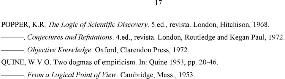 London, Routledge and Kegan Paul, 1972.. Objective Knowledge.