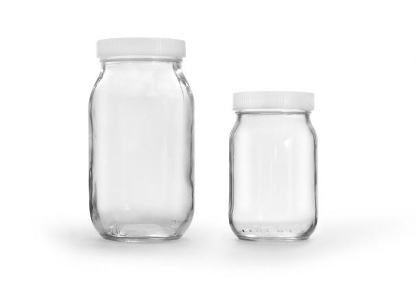 Armazenamento de leite materno Preparo do recipiente Frasco de vidro incolor com tampa plástica de rosca Higienização: 1.