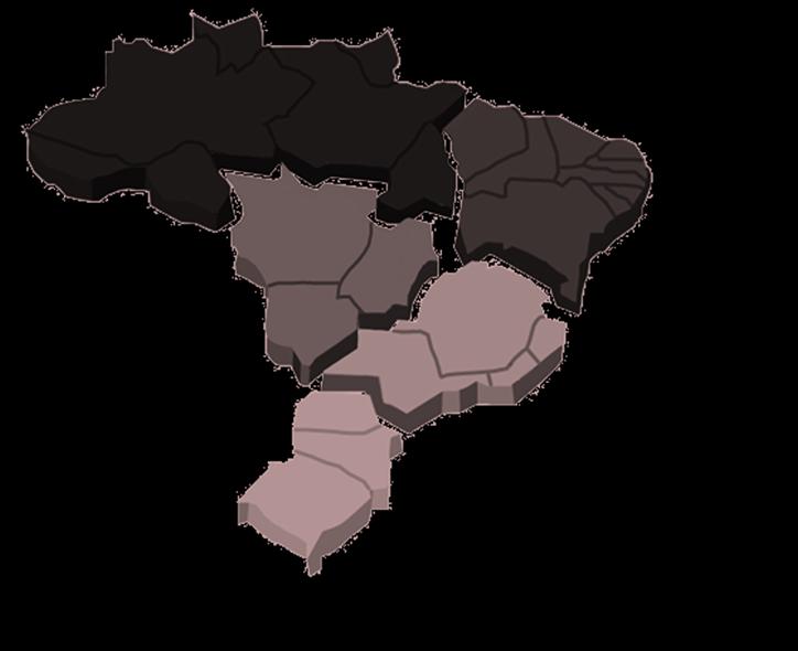 Metodologia 5 Foram realizadas 2.074 entrevistas em todo o Brasil, distribuídas em 133 municípios.