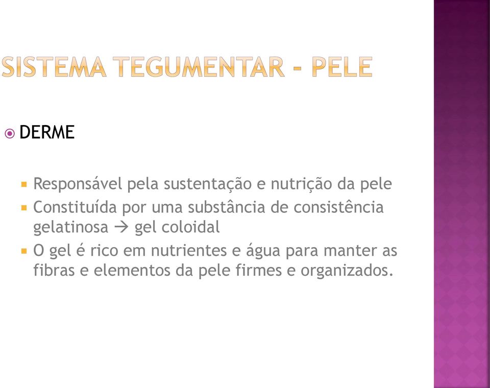 gelatinosa gel coloidal O gel é rico em nutrientes e