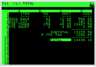 COMPUTADORES DE QUARTA GERAÇÃO Em 1979, é lançado pela Software Arts o "VisiCalc",